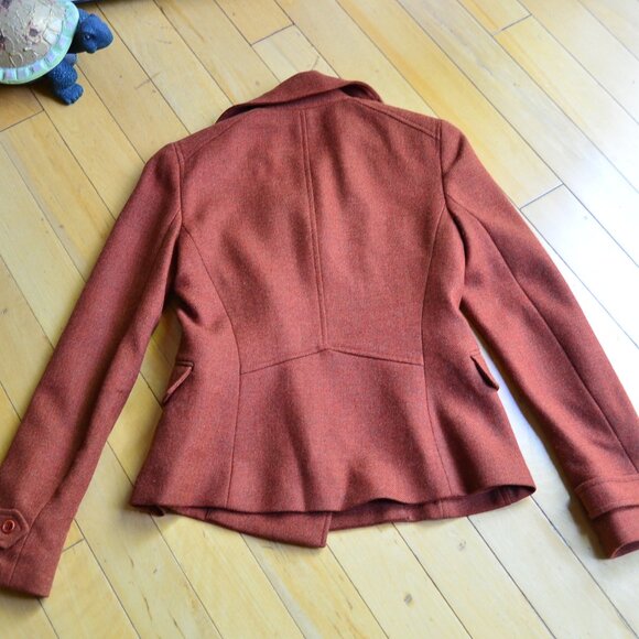 Theory Wool Double Breasted Blazer Size 2 - Picture 11 of 16